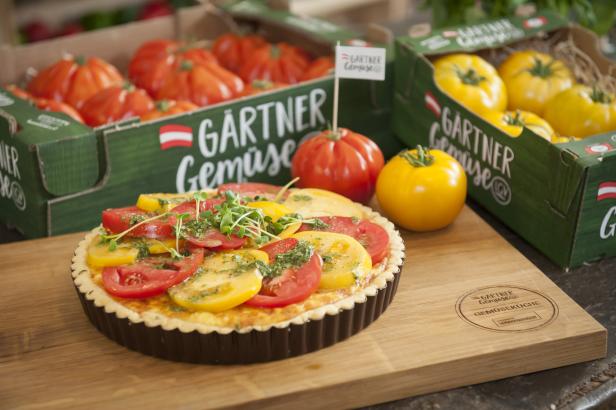 Paradeiser & Parmesan: Eine Tarte, die allen schmeckt