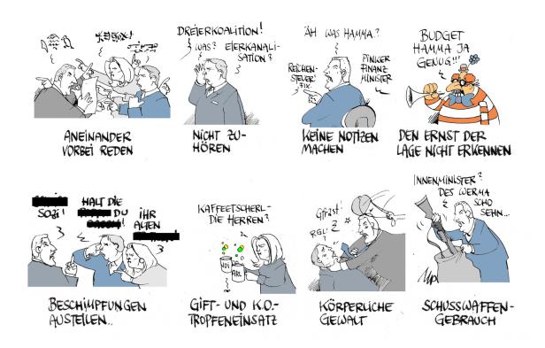 Typische Anfängerfehler bei Koalitionsverhandlungen Zu leicht?