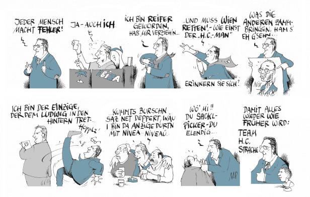 Kann Strache in seinem Nischen-Segment punkten? Zu leicht?