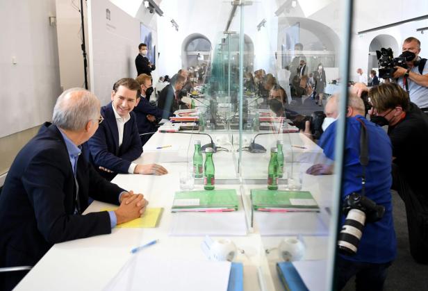 Anwalt Werner Suppan und Sebastian Kurz beim Ibiza-Untersuchungsausschuss IBIZA-U-AUSSCHUSS: SUPPAN / KURZ