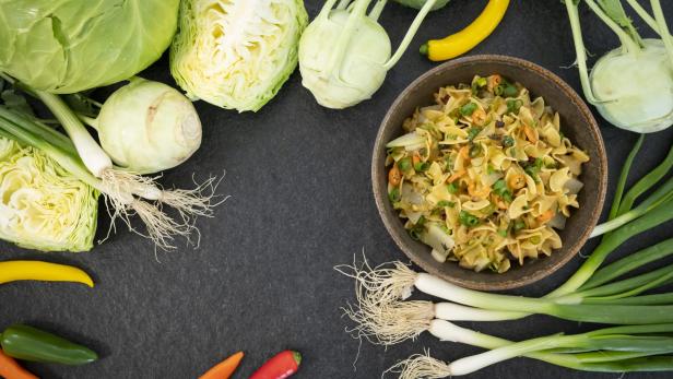 Gartenfrisch aus dem Kochsalon: Krautfleckerl „Next Generation“