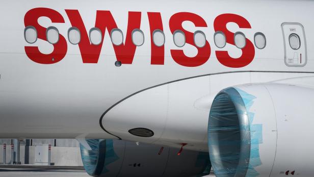 Swiss Air Flugzeug