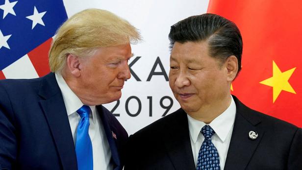FILE PHOTO: Xi, Trump spoke by telephone on Thursday, Xinhua reports