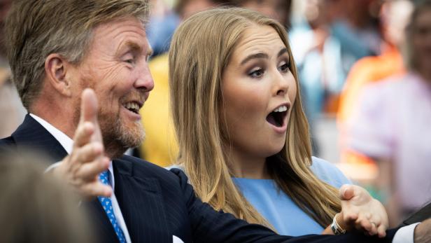 König Willem-Alexander und Prinzessin Amalia