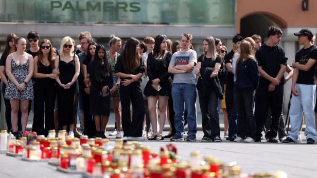 Aftermath of a deadly school shooting in Graz